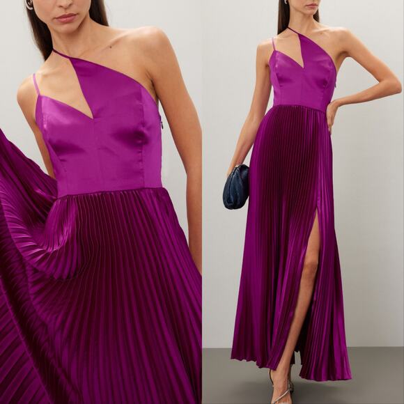 AMUR Khari One Shoulder Gown - Picture 1 of 5